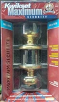 Kwikset Door Knob Maximum Security Bed And Bath Lock Polished Brass 300SY. Fixed Price $18.99.