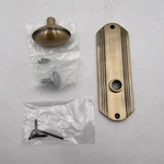 Nostalgic Warehouse Deco Plate Homestead Knob Single Dummy Antique Brass. Fixed Price $19.95.