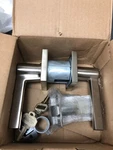 Baldwin 5286056RENT Satin Nickel Right Handed Keyed Door Lever With Square Rose. Fixed Price $264.99.