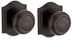 Baldwin Reserve PS.TRA.TAR.112.6L.DS Traditional Knob & Arch Rose Passage Set Vb. Fixed Price $89.60.
