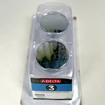 (2-PK) Delta Pivoting Shower Door Lyndall Knob Polished Chrome 164269. Fixed Price $8.98.