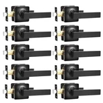 Gobekor 10 Pack Black Passage Handle Interior Door Levers Hallway Close.... Fixed Price $148.76.