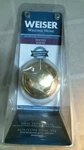 Weiser GA12T3MS Welcome Home Inactive Knob, Polished Brass, Free Shipping. Fixed Price $11.00.