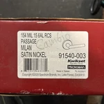 Kwikset Signature 6AL Rcs Milan Passage Lever Satin Nickel 91540-003. Fixed Price $24.99.