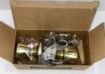Kwikset Abbey Polished Brass Passage Hall/closet Door Knob (97200-828) Brand New. Fixed Price $16.11.