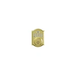 Truguard GA77D01AA Kd Castle Electronic Deadbolt, Polished Brass - Quantity 4. Fixed Price $231.53.