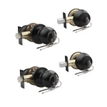 Knobonly Entry Door Knobs Double Cylinder Deadbolt, Keyed Alike Handle. Fixed Price $56.24.