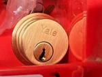 Yale Accentra 2153 1/8" Mortise Cyl W/ 2160 Cam US10 612 La Kw Locksport. Fixed Price $79.95.