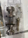 Kwikset 730PSK Rdt 15 Pismo Satin Nickel Bed/bath Door Knob 97300-931. Fixed Price $25.00.