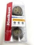 Kwikset 96650-493 Security Double Cylinder Deadbolt Antique Brass 13766 Keyed. Fixed Price $12.59.