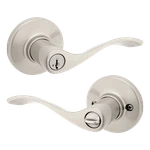 Kwikset Balboa Keyed Entry Lever Door Knob With Smartkey Security, Satin Nickel,. Fixed Price $33.00.