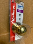 Kwikset Polo Half Dummy Knob Pull Polished Brass. Fixed Price $9.59.