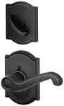 Schlage F59-FLA-CAM-LH Flair Left Handed Single Cylinder Interior Bronze. Fixed Price $109.38.