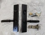 Emtek Multi Point C1, Keyed With American Cyl, Modern Style, 2'' X 10'' Hercules. Fixed Price $75.00.