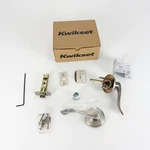 Kwikset Balboa Passage Door Knob Lever Handle Satin Nickel. Fixed Price $14.99.