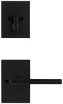 Kwikset 971HFLRCT Halifax Single Cylinder Keyed Entry Handleset - Black. Fixed Price $54.31.