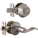 Design House 727966 Stratford 6-WAY Universal Entry Door Lever And Deadbolt. Fixed Price $45.94.