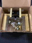 Kwikset 730HFLSQT46ALRCS Halifax Privacy Door Lever - Brass. Fixed Price $44.74.