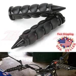 1" Spike Motorcycle Handle Bar Grips For Harley Touring Road King Softail. Fixed Price $24.69.