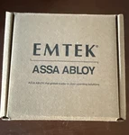 New Emtek Passage, Modern Rectangular Rosette Helios Lever 5212HLORHUS26. Fixed Price $69.95.
