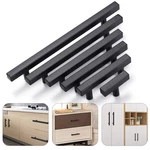 Matte Black Kitchen Cabinet Handles Square Bar Door Knobs Cupboard Drawer Pulls. Fixed Price $48.72.
