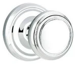 Emtek 8050NW Norwich Non-turning Two-sided Dummy Door Knob Set Chrome. Fixed Price $152.00.