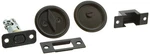 Kwikset Round Privacy Pocket Door Lock Venetian Bronze 93350-048 New. Fixed Price $16.95.