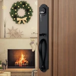 Newbang Entry Door Handleset With Full Palte In Matte Black,(keyed Entr.... Fixed Price $140.10.