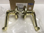 Schlage J10LAS605 Dexter Bright Brass Universal Passage Door Lever Nib. Fixed Price $39.00.