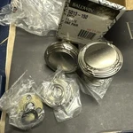 New Baldwin 5013-150 Knob Estate One Pair Satin Nickel Rosette. Fixed Price $112.95.
