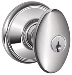 Schlage F51-SIE Siena Keyed Entry Door Knob Set Chrome. Fixed Price $63.65.