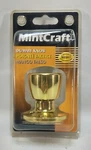 Mintcraft TS740V Tulip Dummy Door Knob Polished Brass Single. Fixed Price $9.50.