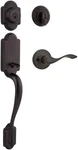 Kwikset Arlington Front Entry Door Handleset Lock Venetian Bronze Balboa Lever. Fixed Price $134.99.