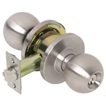 Tell Cortland Satin Chrome Entry Door Knob 1-3/4 In.. Fixed Price $53.41.