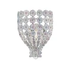 Hudson Valley Lighting 8201-PN Floral Park 11" Tall Wall Sconce Polished Nickel. Fixed Price $45.00.
