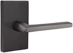 Modern Oil Rubbed Bronze Privacy With Rectangular Rosette & Helios Lever. Fixed Price $235.99.