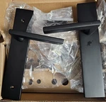 Emtek 14B2 Brass Non-keyed Modern Door C4 Multi Point Trim Helios Lever Rh. Fixed Price $238.00.