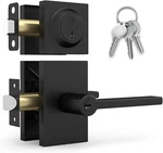 Mega Handles Glamor Reversible Interior Door Lever Modern Stainless Locks. Fixed Price $57.99.