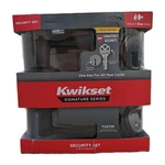 Kwikset Tustin Keyed Entry Lever Door Handle/ Deadbolt Venetian Bronze 99910-041. Fixed Price $59.99.