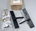 Emtek 8442US19 Stretto Modern Right Hand Single Cylinder Door Lock Flat Black. Fixed Price $156.64.