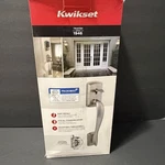 *no Latch* Kwikset Tustin Satin Nickel Door Handleset Only,. Fixed Price $33.99.