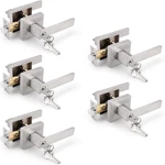 Gobrico 5 Pack Heavy Duty Entry Door Levers Locks And Keyskeyed Alike Brushed. Fixed Price $182.39.