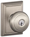 Schlage F51-AND-ADD Andover Keyed Entry Door Knob Set Nickel. Fixed Price $48.91.