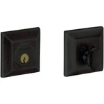 Baldwin 8254190 275" Squared Style Single Cylinder Deadbolt, Satin Black. Fixed Price $167.07.