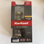 Kwikset Juno Venetian Bronze Entry Door Knob Featuring Smartkey Security. Fixed Price $15.00.