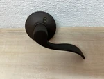 Schlage Single Dummy Dark Brown Right Hand Door Lever F170ACC613 Nos. Fixed Price $12.40.