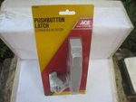 Ace 5414735 Pushbutton Latch, 1-3/4" Hole Spacing, Aluminum Non-locking. Fixed Price $13.99.