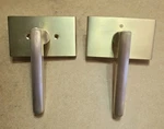Ridgecrest LN102 Logan Passage Door Lever Satin Brass. Fixed Price $50.00.