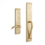 Signature Hardware Griggs Solid Brass Dummy Entrance Door Set Lever Handle Right. Fixed Price $169.99.