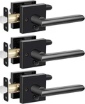 Hosom 3 Pack Passage Door Lever Matte Black Square Interior Handle No Locking Us. Fixed Price $49.99.